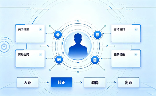线联ERP,员工全生命周期管理